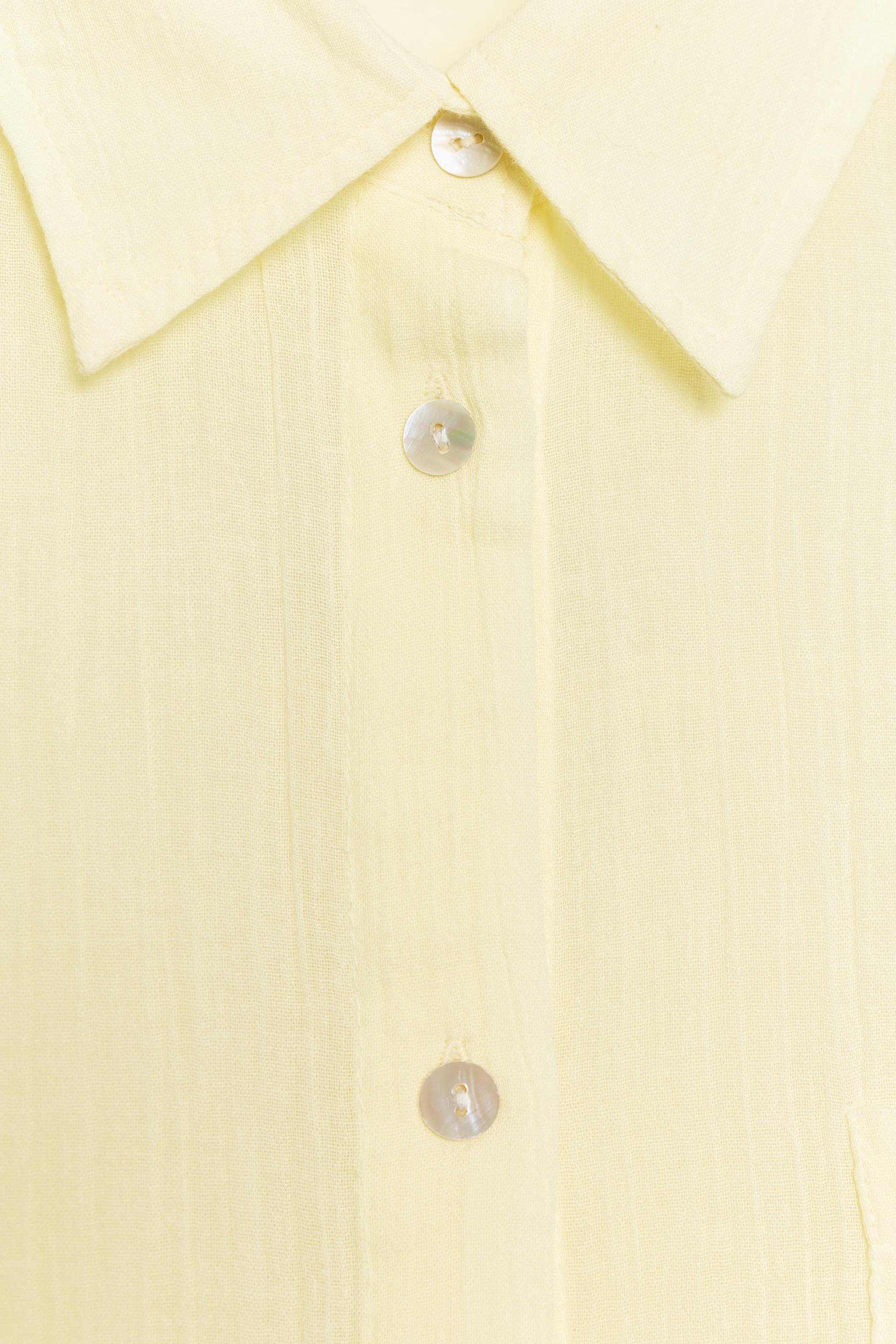 OVERSIZED GAUZE SHIRT WITH POCKET